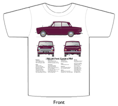 Ford Cortina MkI 2Dr 1965-66 T-shirt Front
